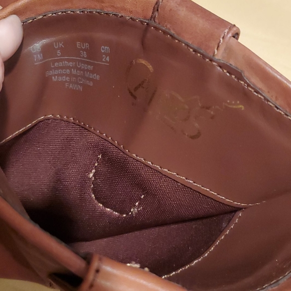 Carlos Santana "Fawn" Congac Boots Size 7 - Picture 4 of 5